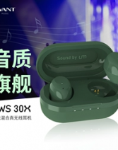 TWS圈铁混合真无线蓝牙耳机音乐运动发烧耳机高音质苹果安卓通用